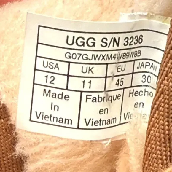 UGG Men's Chukka Boots - Size 12 - Chestnut Suede - Cozy & Stylish Excellent - Picture 8 of 8